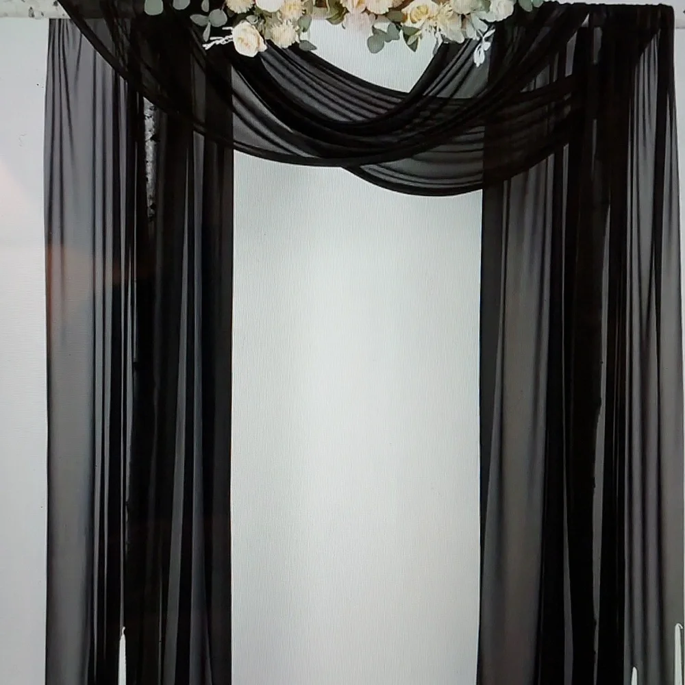 Chiffon Wedding Arch Drapes NWT - Picture 6 of 9